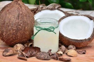 Massage with Coconut oil