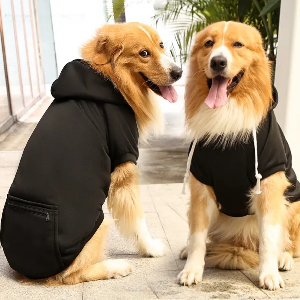 Pet Hoodies for Large Dogs Spring and Autumn Fleece 3