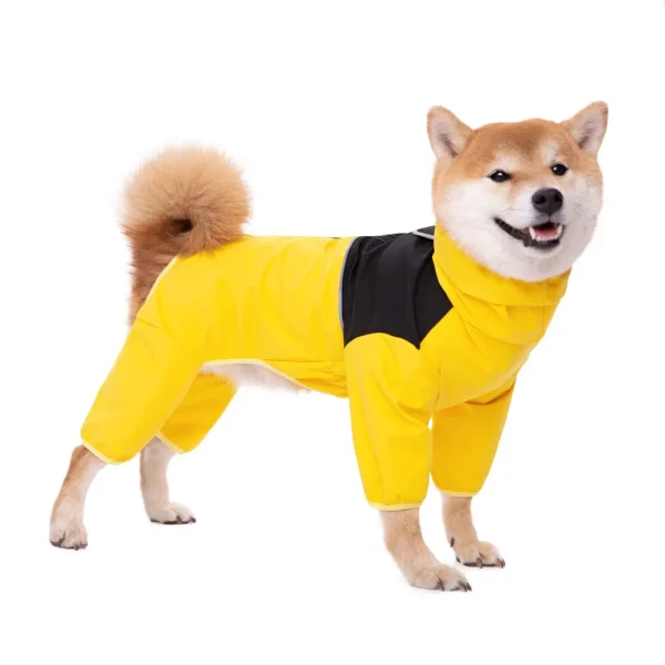 Waterproof Dog Clothes Anti Storm Coat Pet Raincoat 4