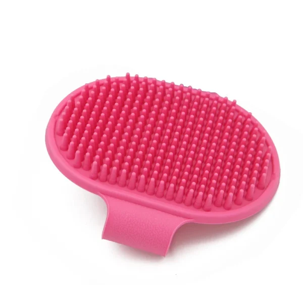 Rubber Grooming Brush with Loop Handle 1