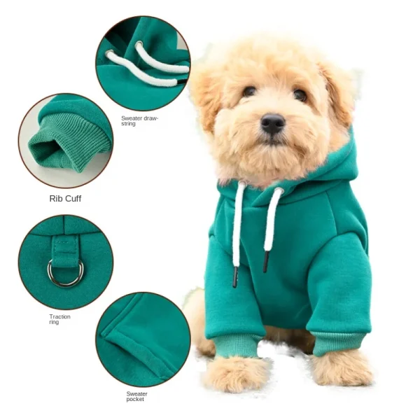 Small And Medium Dog Vest Outdoor Sweatshirt 2