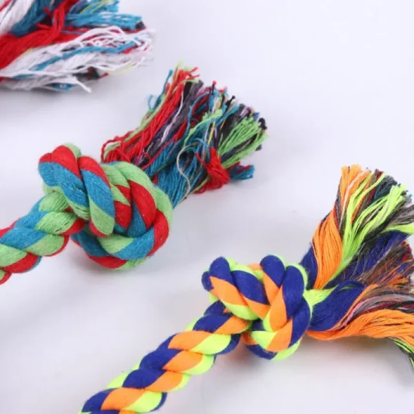 Molar Bite-resistant Cotton Rope Knot for Small Dog 5