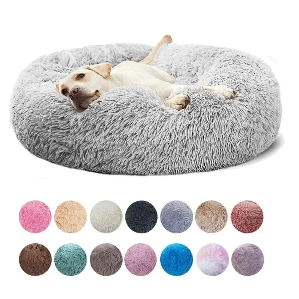 Fluffy Dog Bed For Large Round Dog Bed 1