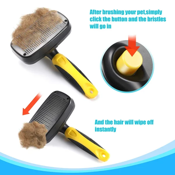 Self-Cleaning Slicker Brush 4