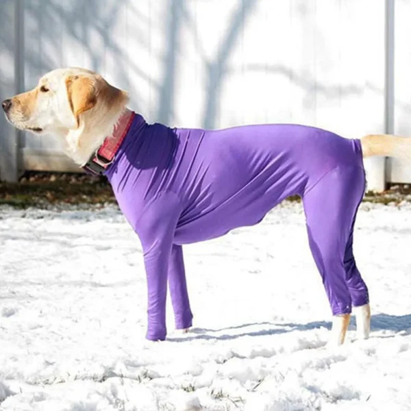 Dog Onesie Clothes Shedding of Dog Hair for Home Car Travel Anxiety Calming 3