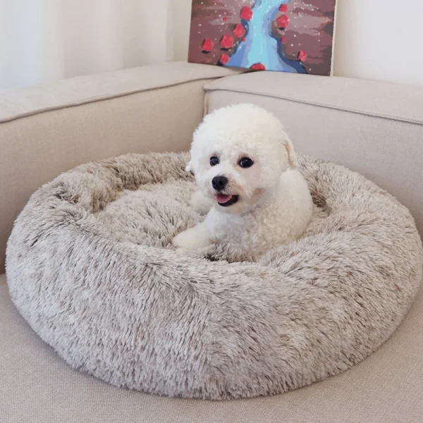 Fluffy Dog Bed For Large Round Dog Bed 6