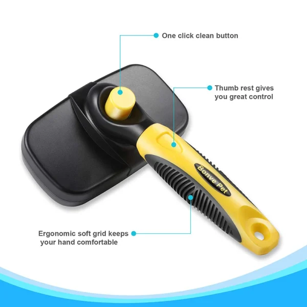 Self-Cleaning Slicker Brush 5