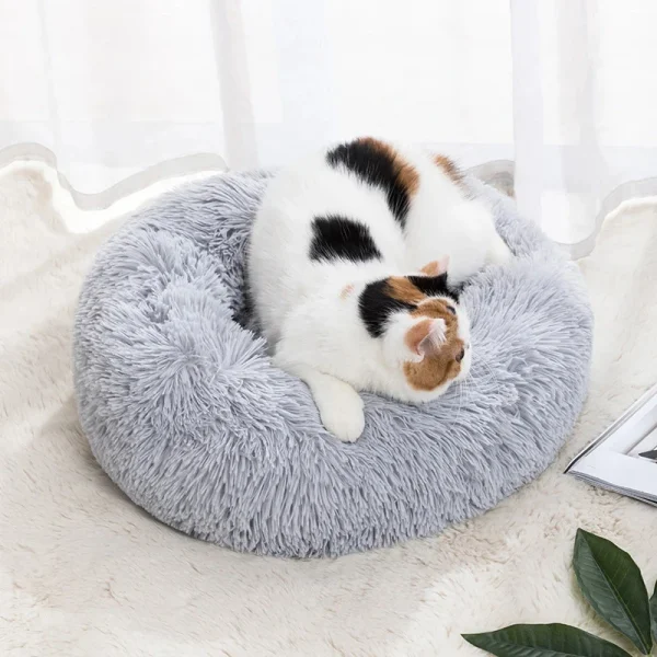 Fluffy Dog Bed For Large Round Dog Bed 5