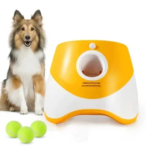 Dog Tennis Launcher Automatic Pet Dogs Chase Toy 1