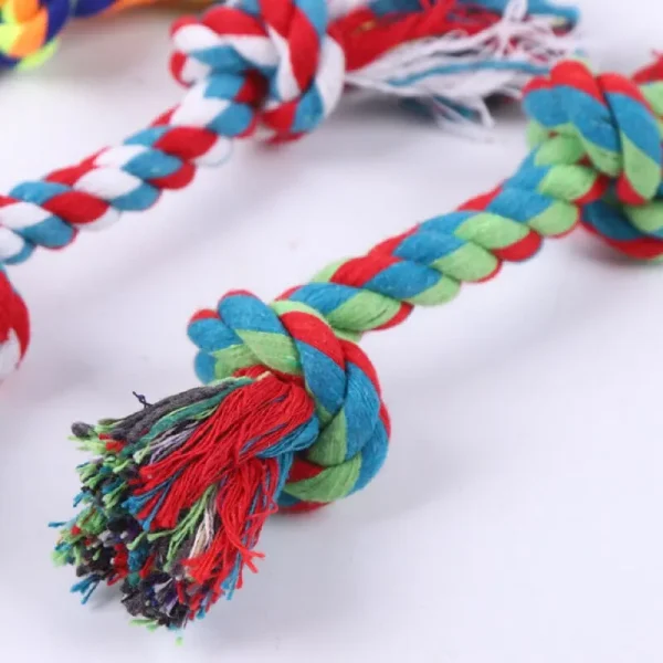 Molar Bite-resistant Cotton Rope Knot for Small Dog 4