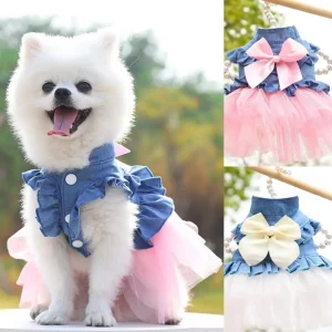 Cozy Pet Dress Cute Dog Skirt 1