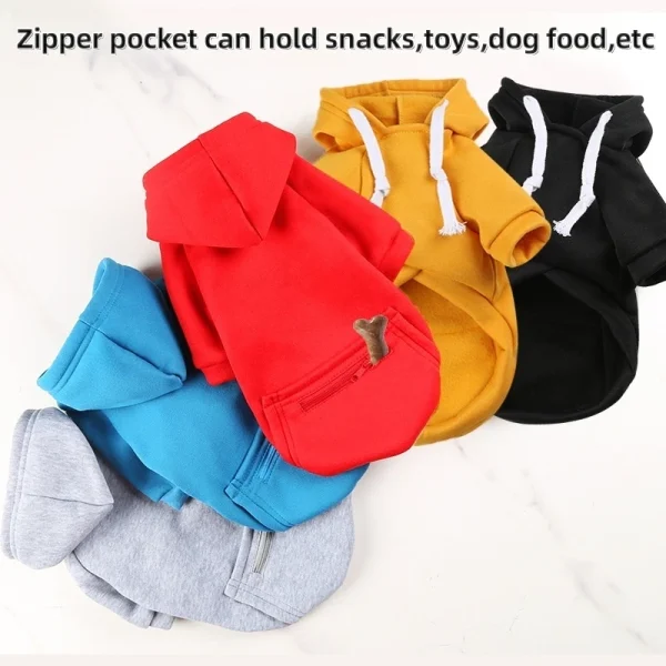 Pet Hoodies for Large Dogs Spring and Autumn Fleece 4