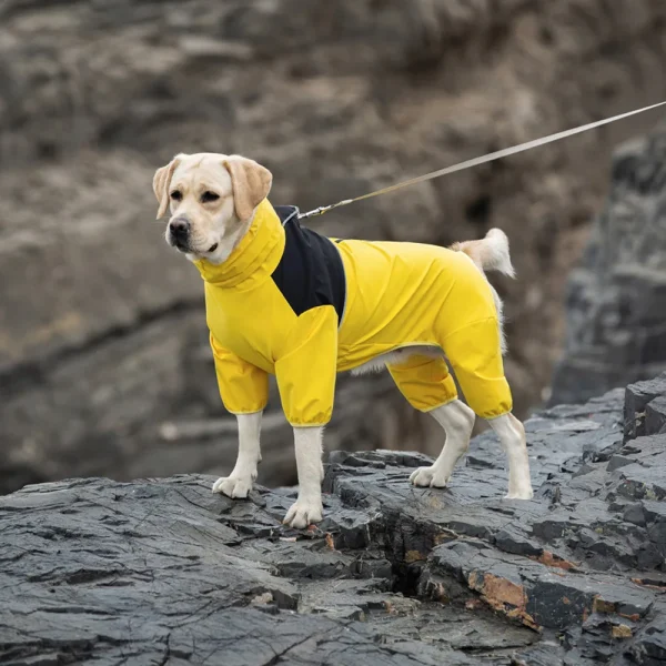 Waterproof Dog Clothes Anti Storm Coat Pet Raincoat 1