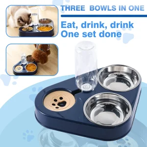 Non-slip and knock resistant dog bowl 1