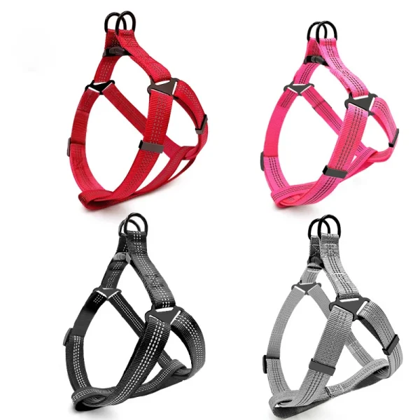 Adjustable Dog Y Harness Breathable Reflective Puppy Harness 1