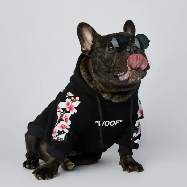 Fashion Sakura Dog Jacket Pet Dog Hoodies 5