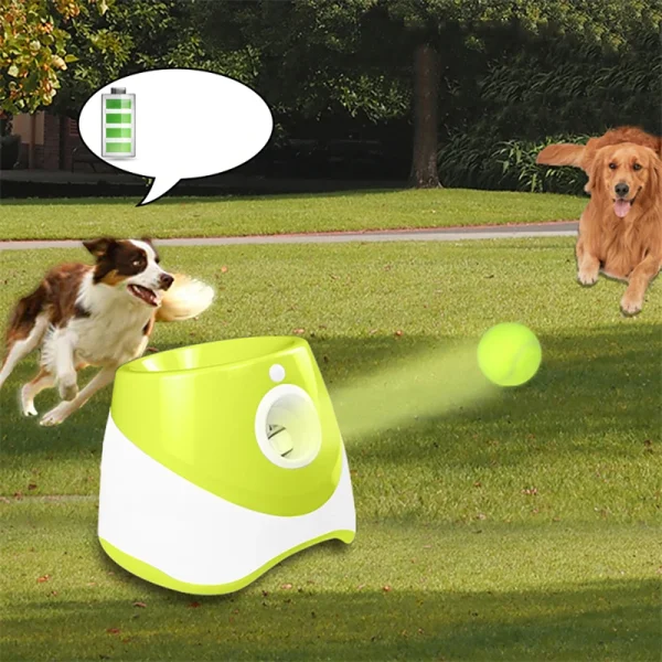 Dog Tennis Launcher Automatic Pet Dogs Chase Toy 6