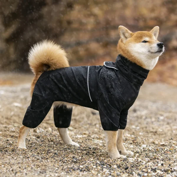 Waterproof Dog Clothes Anti Storm Coat Pet Raincoat 3